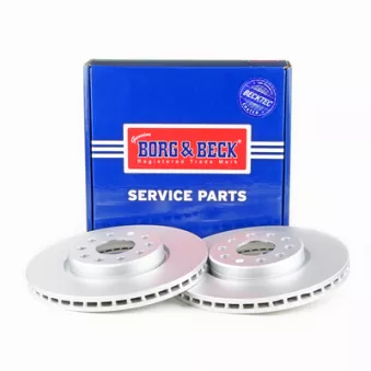 Jeu de 2 disques de frein avant BORG & BECK BBD5643