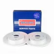 Jeu de 2 disques de frein arrière BORG & BECK BBD5644 - Visuel 1