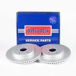 Jeu de 2 disques de frein avant BORG & BECK BBD5645 - Visuel 1