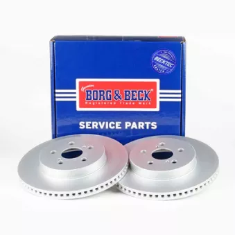 Jeu de 2 disques de frein avant BORG & BECK BBD5645