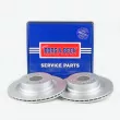 Jeu de 2 disques de frein arrière BORG & BECK BBD5646 - Visuel 1