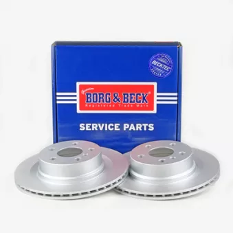Jeu de 2 disques de frein arrière BORG & BECK BBD5646