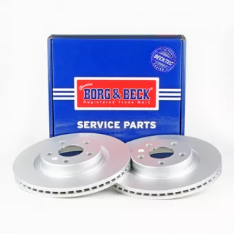 Jeu de 2 disques de frein avant BORG & BECK BBD5648