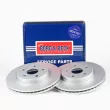 Jeu de 2 disques de frein avant BORG & BECK BBD5649 - Visuel 1