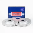 Jeu de 2 disques de frein avant BORG & BECK BBD5650 - Visuel 1