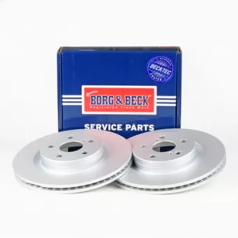 Jeu de 2 disques de frein avant BORG & BECK BBD5650