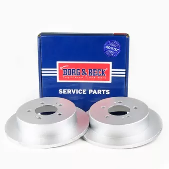 Jeu de 2 disques de frein arrière BORG & BECK BBD5656