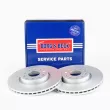 Jeu de 2 disques de frein avant BORG & BECK BBD5660 - Visuel 1