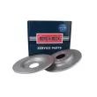 Jeu de 2 disques de frein arrière BORG & BECK BBD5661 - Visuel 1