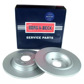 Jeu de 2 disques de frein arrière BORG & BECK BBD5662