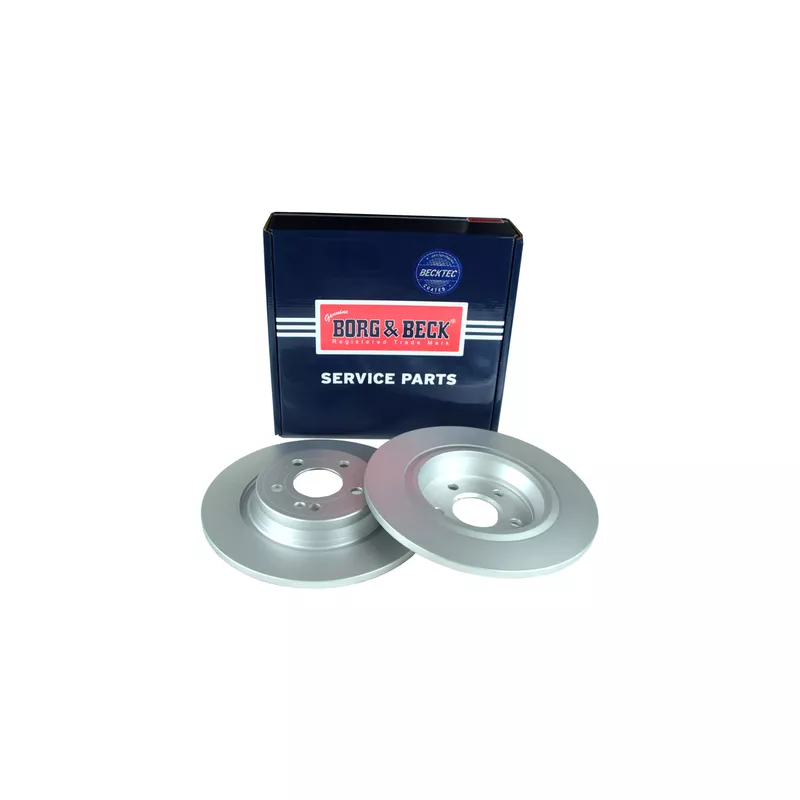 Jeu de 2 disques de frein arrière BORG & BECK BBD5662