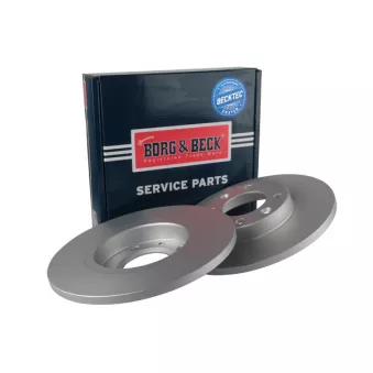 Jeu de 2 disques de frein arrière BORG & BECK BBD5664