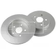 Jeu de 2 disques de frein arrière BORG & BECK BBD5665 - Visuel 2