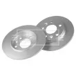 Jeu de 2 disques de frein arrière BORG & BECK BBD5666 - Visuel 2