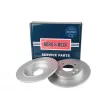 Jeu de 2 disques de frein arrière BORG & BECK BBD5667 - Visuel 1