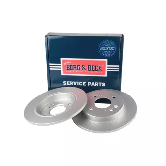 Jeu de 2 disques de frein arrière BORG & BECK BBD5667