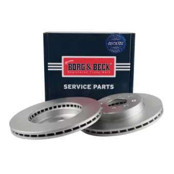 Jeu de 2 disques de frein avant BORG & BECK BBD5668
