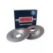 Jeu de 2 disques de frein arrière BORG & BECK BBD5669 - Visuel 1