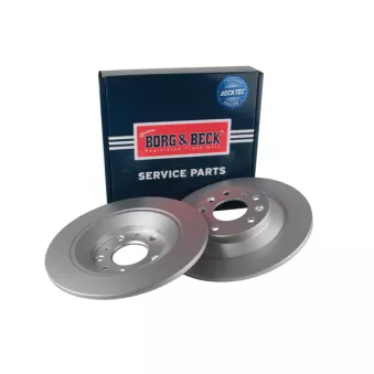 Jeu de 2 disques de frein arrière BORG & BECK BBD5669