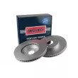 Jeu de 2 disques de frein avant BORG & BECK BBD5670 - Visuel 1