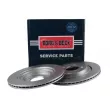 Jeu de 2 disques de frein arrière BORG & BECK BBD5671 - Visuel 1