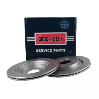 Jeu de 2 disques de frein arrière BORG & BECK BBD5671