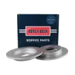 Jeu de 2 disques de frein arrière BORG & BECK BBD5672 - Visuel 1