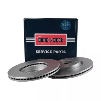 Jeu de 2 disques de frein avant BORG & BECK BBD5673