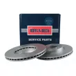 Jeu de 2 disques de frein avant BORG & BECK BBD5674 - Visuel 1