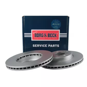Jeu de 2 disques de frein avant BORG & BECK BBD5674