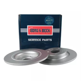 Jeu de 2 disques de frein arrière BORG & BECK BBD5675