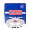 Jeu de 2 disques de frein avant BORG & BECK BBD5707S - Visuel 1