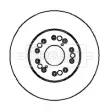 Jeu de 2 disques de frein avant BORG & BECK BBD5707S - Visuel 2