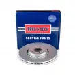 Jeu de 2 disques de frein avant BORG & BECK BBD5761S - Visuel 1
