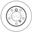 Jeu de 2 disques de frein arrière BORG & BECK BBD5778S - Visuel 2
