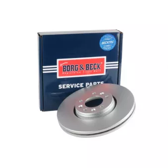Jeu de 2 disques de frein avant BORG & BECK BBD5815S
