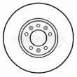 Jeu de 2 disques de frein avant BORG & BECK BBD5815S - Visuel 2