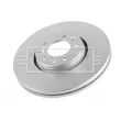 Jeu de 2 disques de frein avant BORG & BECK BBD5815S - Visuel 3
