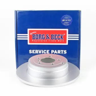 Jeu de 2 disques de frein arrière BORG & BECK BBD5820S