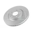 Jeu de 2 disques de frein avant BORG & BECK BBD5821S - Visuel 3