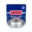 Jeu de 2 disques de frein arrière BORG & BECK BBD5822S - Visuel 1