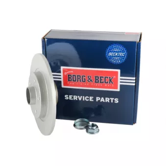 Jeu de 2 disques de frein arrière BORG & BECK BBD5840S