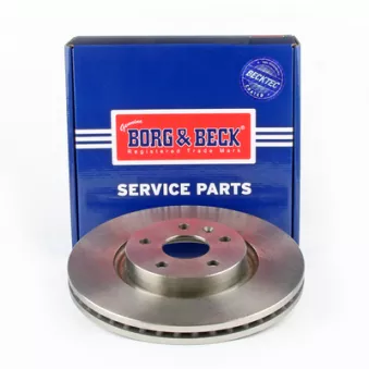 Jeu de 2 disques de frein avant BORG & BECK BBD5843S
