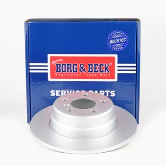 Jeu de 2 disques de frein arrière BORG & BECK BBD5900S
