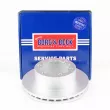 Jeu de 2 disques de frein arrière BORG & BECK BBD5904S - Visuel 1