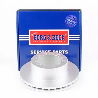 Jeu de 2 disques de frein arrière BORG & BECK BBD5904S