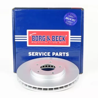 Jeu de 2 disques de frein avant BORG & BECK BBD5910S