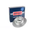 Jeu de 2 disques de frein arrière BORG & BECK BBD5932S - Visuel 1