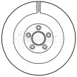 Jeu de 2 disques de frein arrière BORG & BECK BBD5948S - Visuel 2