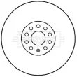 Jeu de 2 disques de frein avant BORG & BECK BBD5963S - Visuel 2